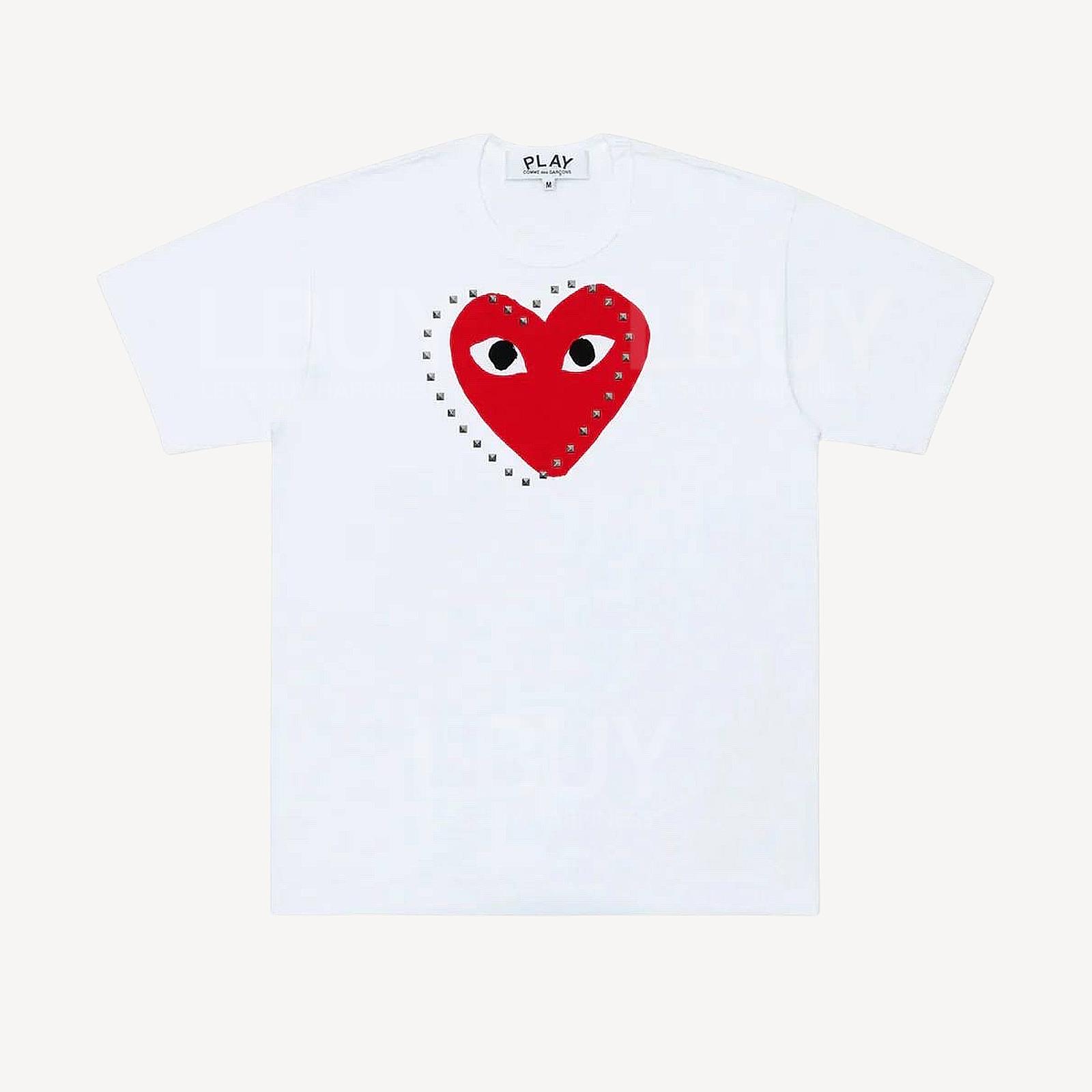 COMME des GARCONS PlayLogo Stud T-Shirt