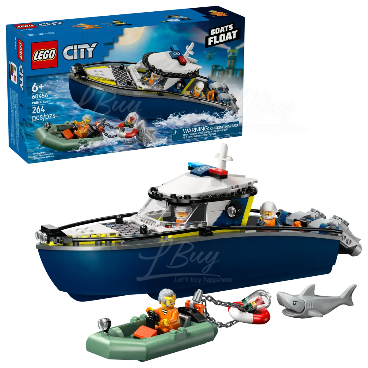 LEGO 60456 City 警艇追逐战 6+
