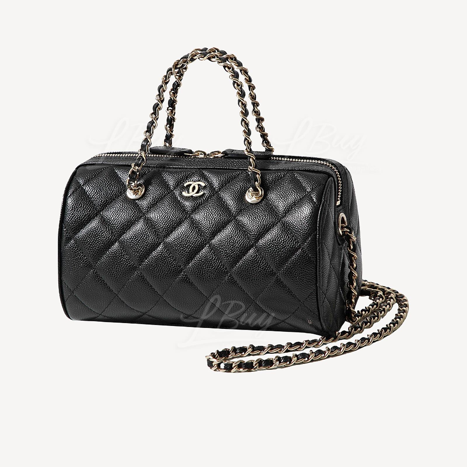 Chanel 圓桶袋 黑色 AP4474