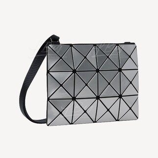 Bao Bao Issey Miyake Lucent 幾何圖案 銀色 單肩袋 AG056