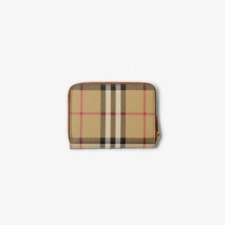 Burberry Small check zip wallet 81021731