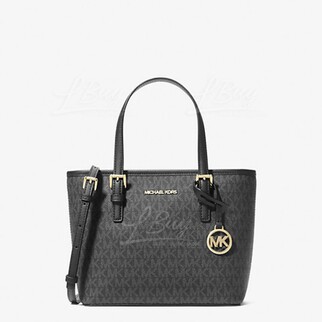 Michael Kors Jet Set Travel Extra-Small Logo Top-Zip Tote Bag