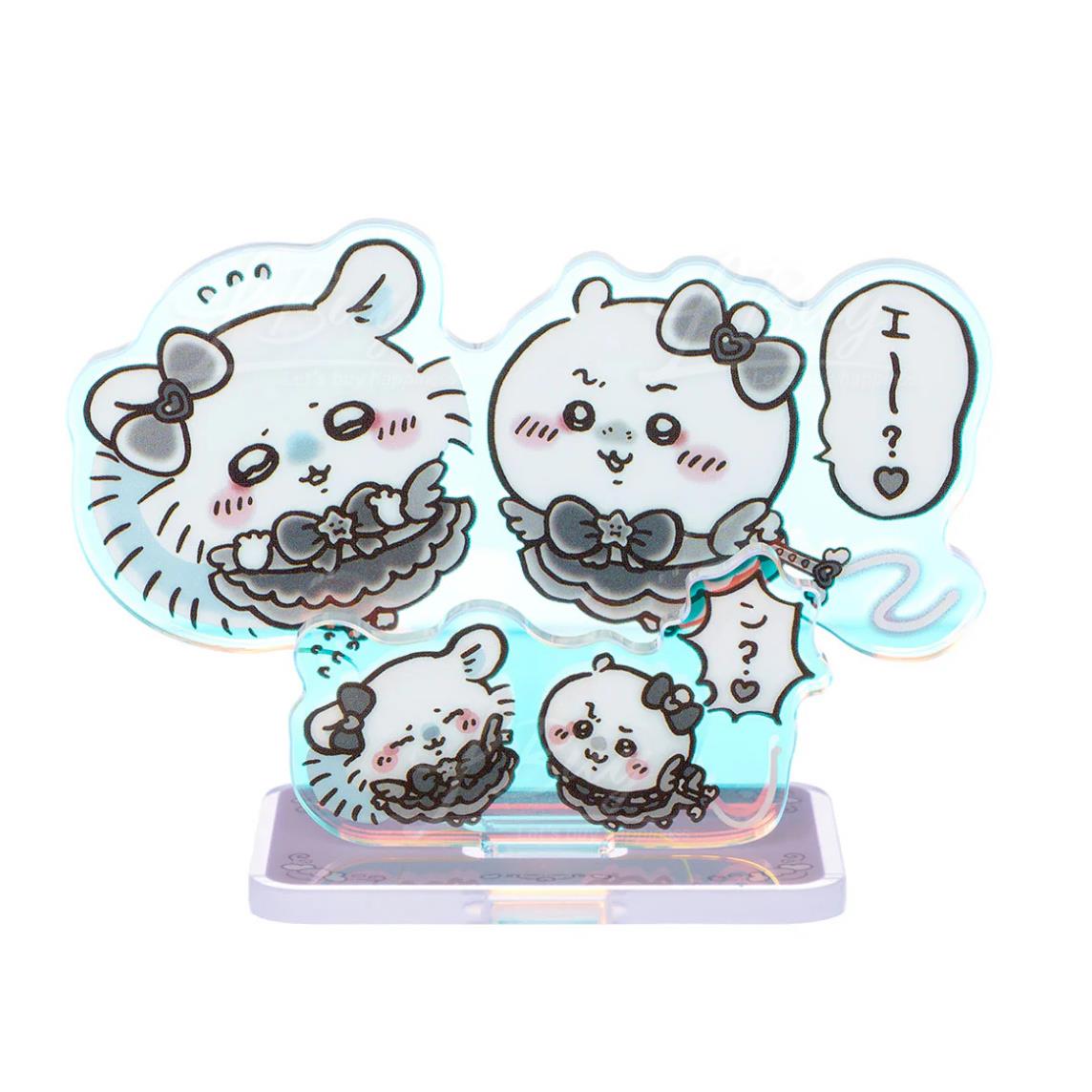 Chiikawa 黑魔法少女飞鼠&小可爱立牌