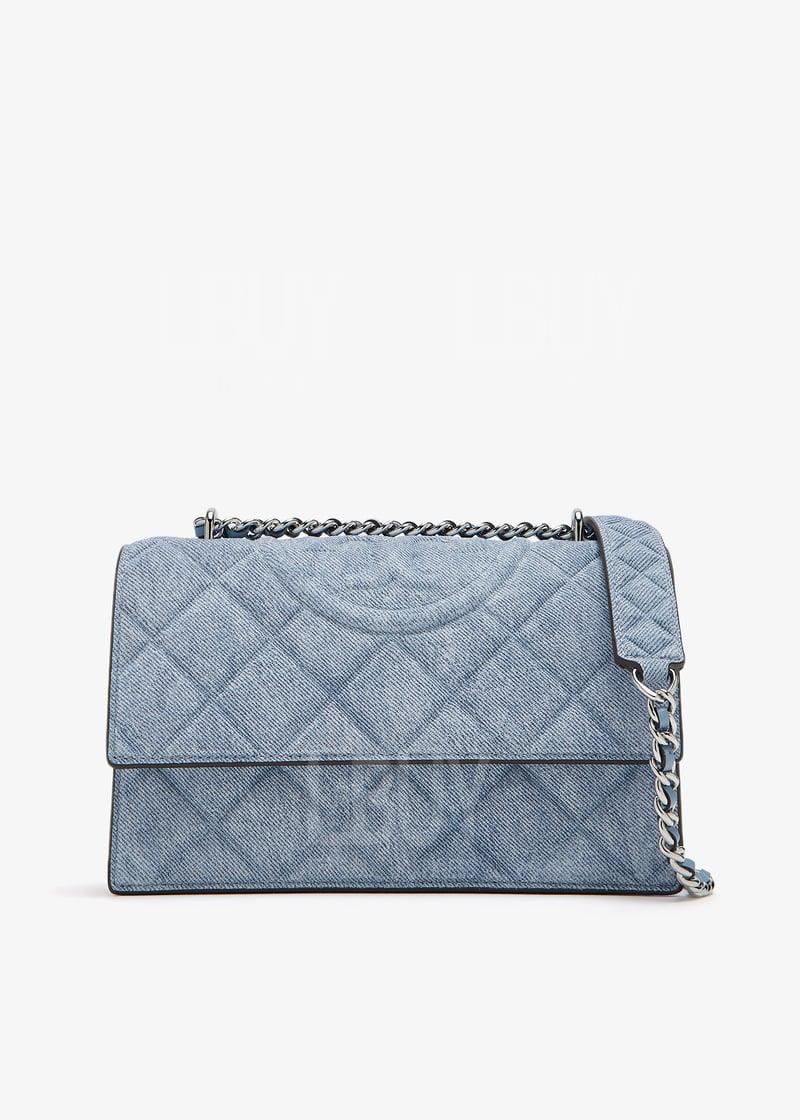 Tory Burch Denim Flap Bag