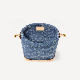 Lv Nano Noé Denim Bucket Bag