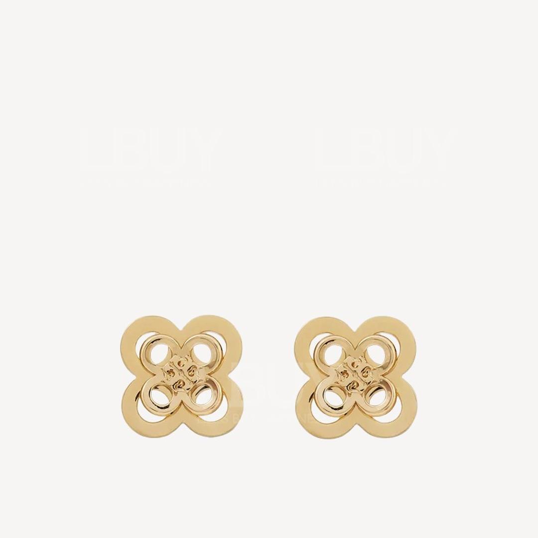 Tory Burch Four-Leaf Gold Earrings 153719