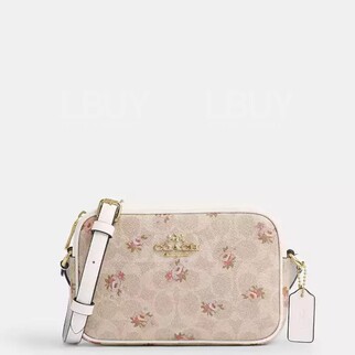 Coach Mini Jamie Camera Bag In Signature Canvas With Floral Print