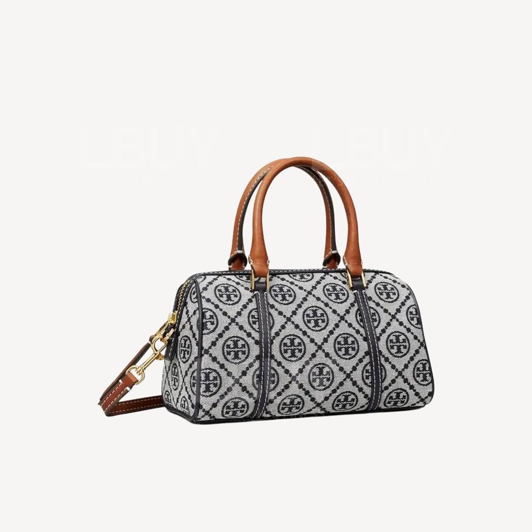 Tory Burch T Monogram Petite Barrel Bag 缇花 波士顿包 桶袋 170417