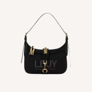 Moschino Couture Gold Logo Handbag