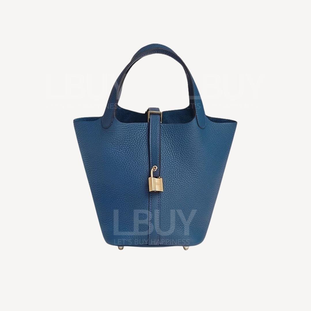 Hermes Picotin Lock 18 Bag Handbag P5 Dyed Light Gold Buckle