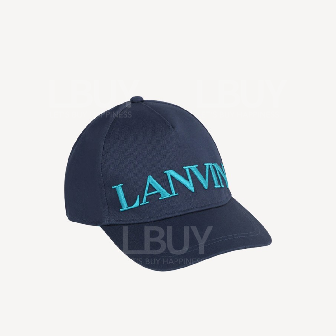 Lanvin Logo 深藍色cap帽