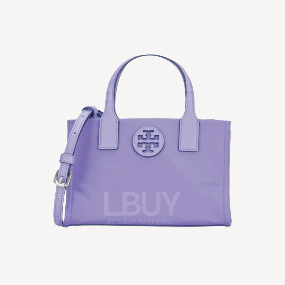 Tory Burch Ella Nylon Mini Tote Crossbody Bag Mirage