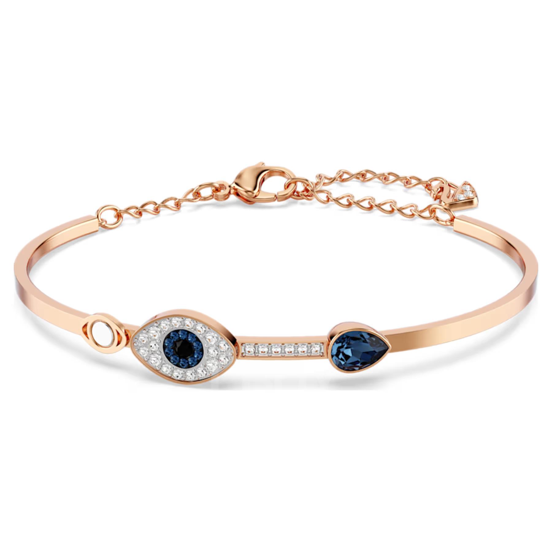 SWAROVSKI Symbolica a  Bracelet (Evil Eye, Blue, Mixed Metal Finish)