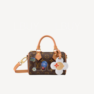 LV Vivienne Monogram Snowy Pearl Nano Speedy M15330