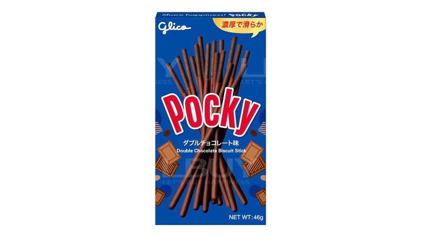 固力果 POCKY双重朱古力饼乾条 46g