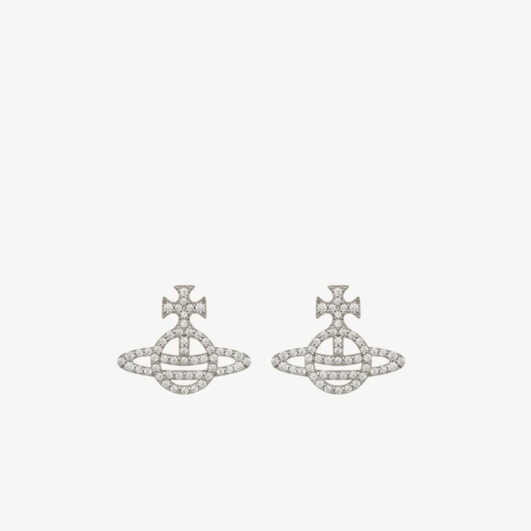 Vivienne Westwood Calliope Earrings 銀色水晶耳環