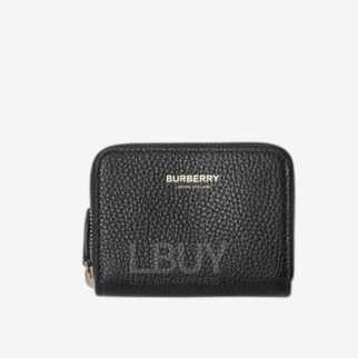 Burberry 黑色拉鍊短銀包 80840421