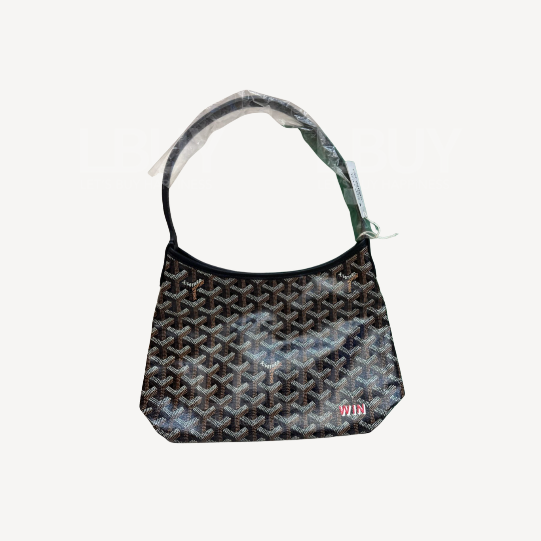 Goyard Boheme Hobo Mini 限量版單肩袋 黑色 併紅色繪字 WIN