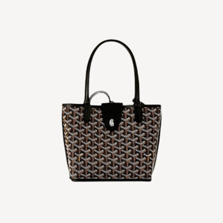 Goyard Anjou Mini Bag 單肩手袋手挽袋 附皮革磁石夾 黑色