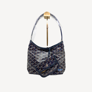 Goyard Boheme Hobo Mini 限量版單肩袋 深藍色 併藍色繪字SEA