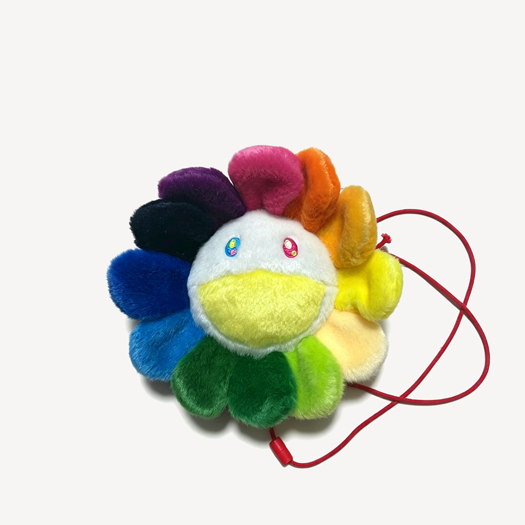 村上隆 Rainbow Flower Pouch with Strap