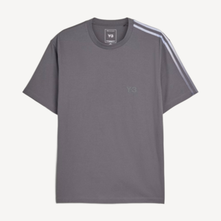 Y-3 Gradient Stripes Short Sleeve Tee Grey KU2250